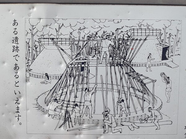 須和田公園の須和田遺跡の案内