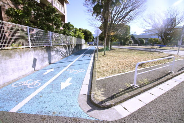 市川児童交通公園の専用道路