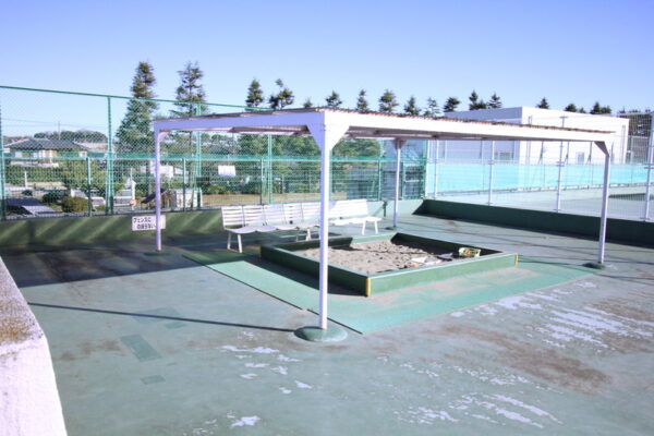 市川児童交通公園の砂場