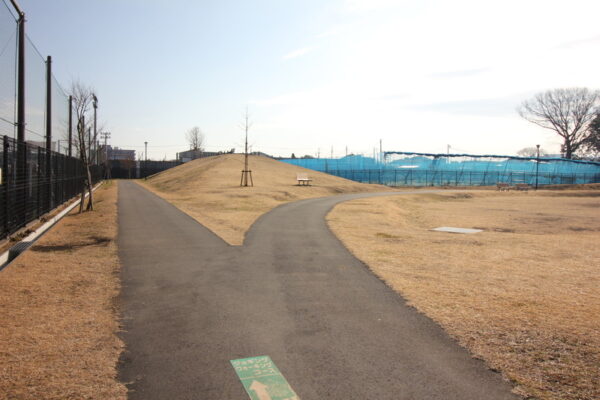 ジェイコム北市川スポーツパークの小高い丘